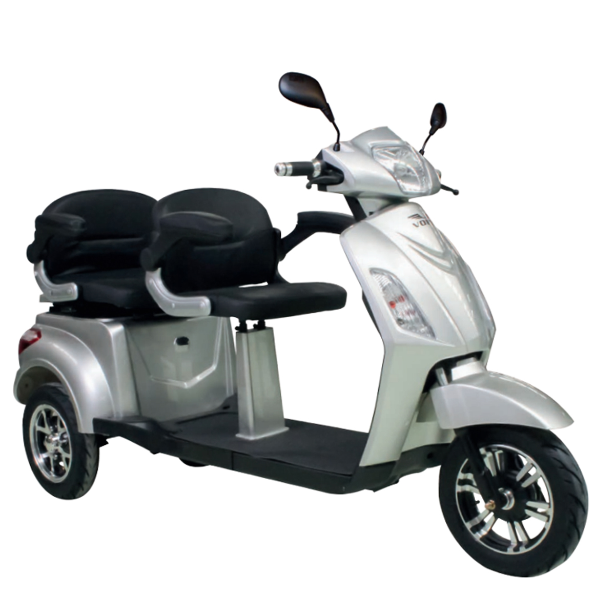 Tricycle with outlet battery